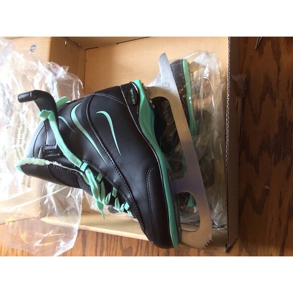 Lake Placid Everest Women's Ice Skate Black/Mint 7 - Picture 6 of 12